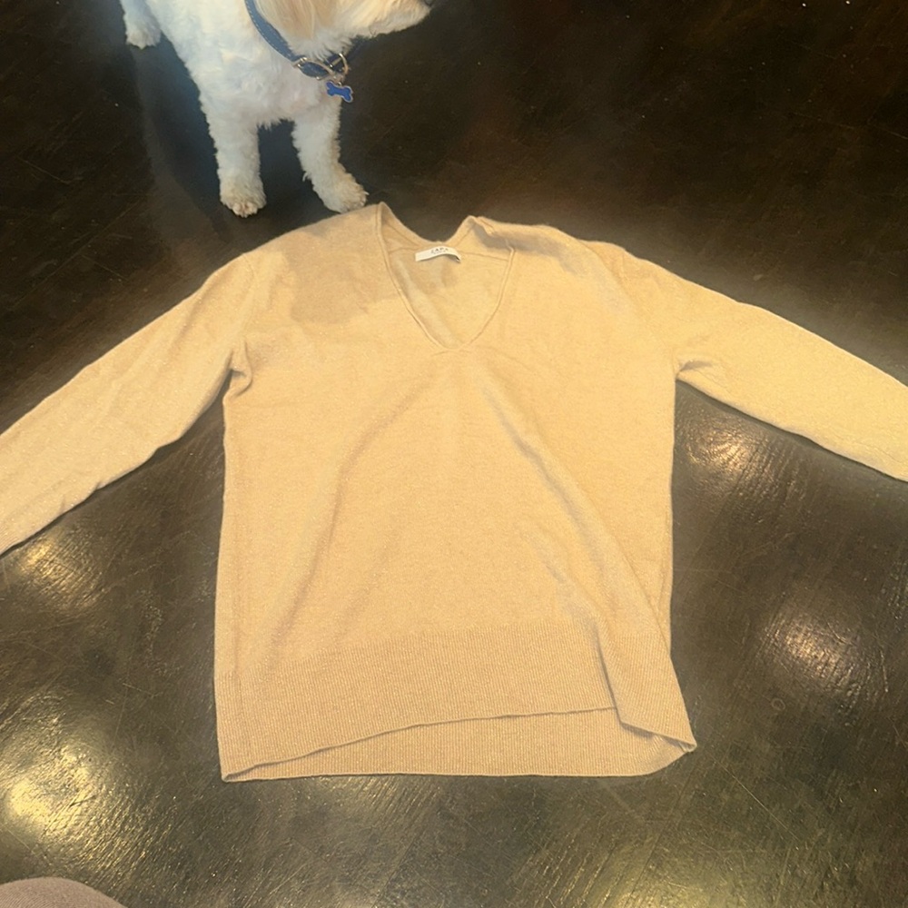 ZAPA gold shimmer sweater